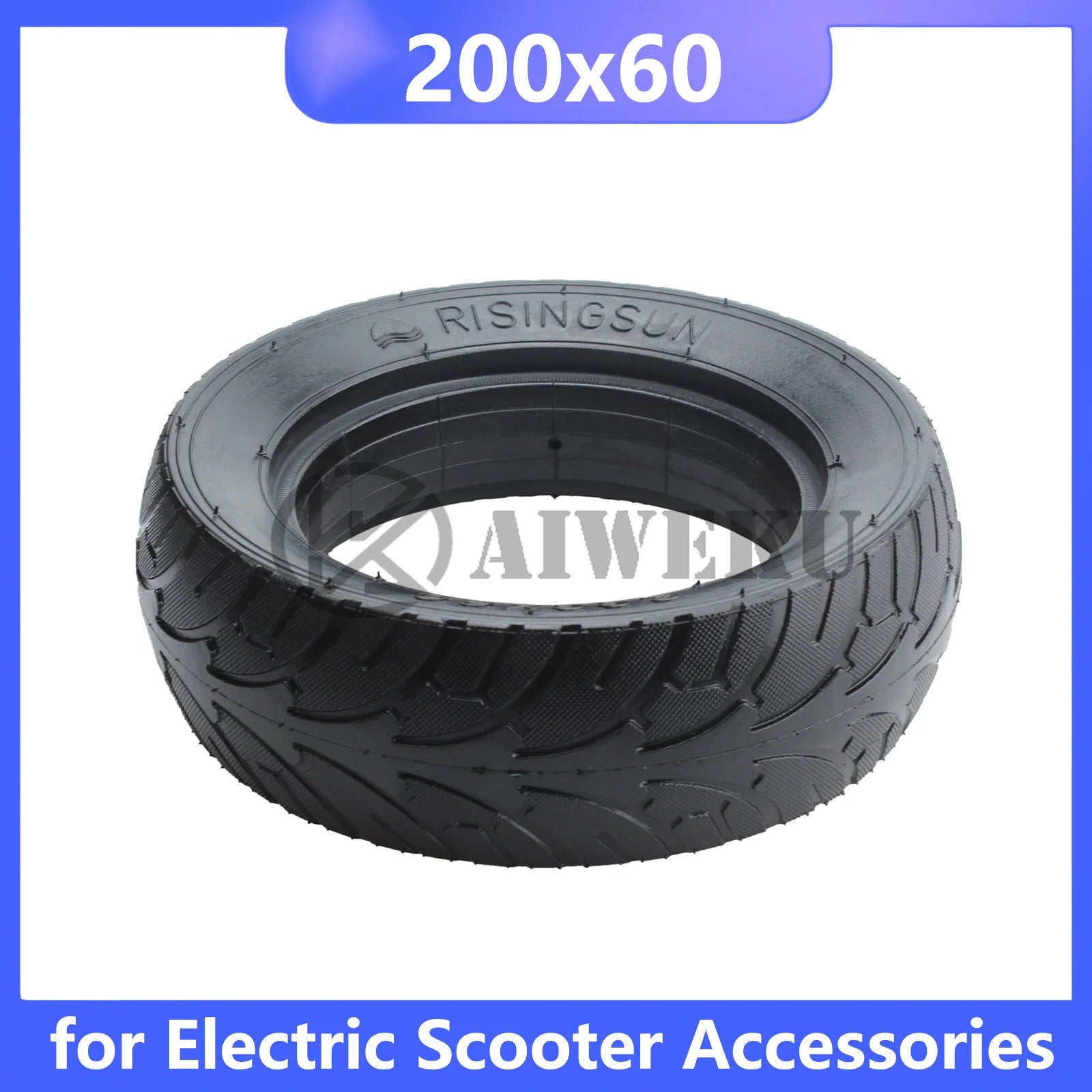 Electric scooter solid tire for long-lasting performance