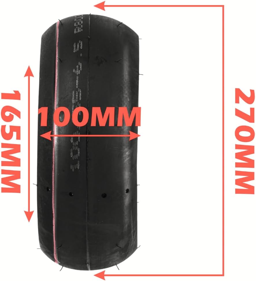 Electric scooter tire with anti puncture gel and shock absorbing structure