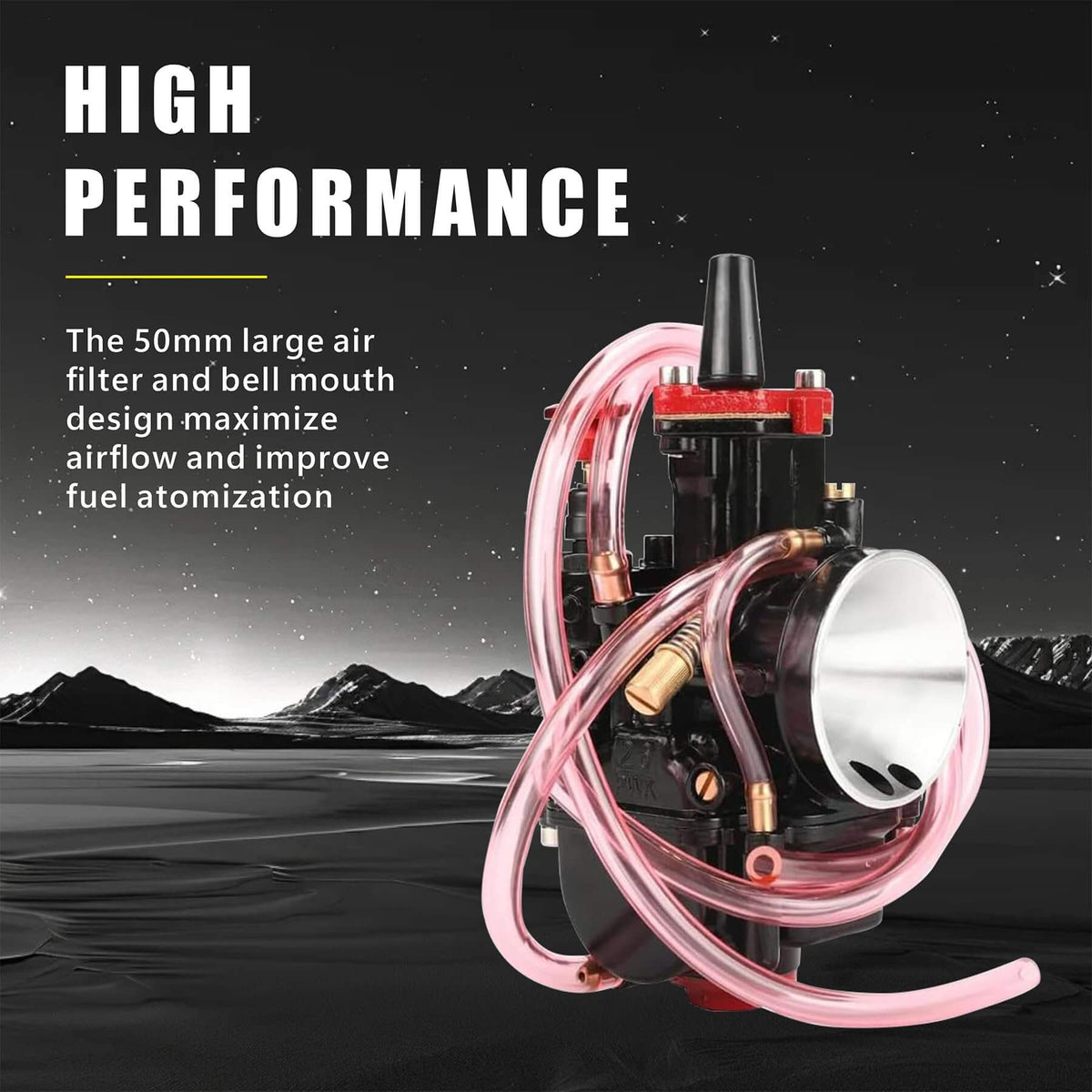 Enduro bike carburetor high power upgrade