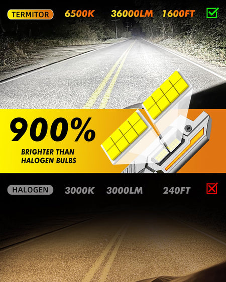 Energy efficient D1S HID headlight with metal base