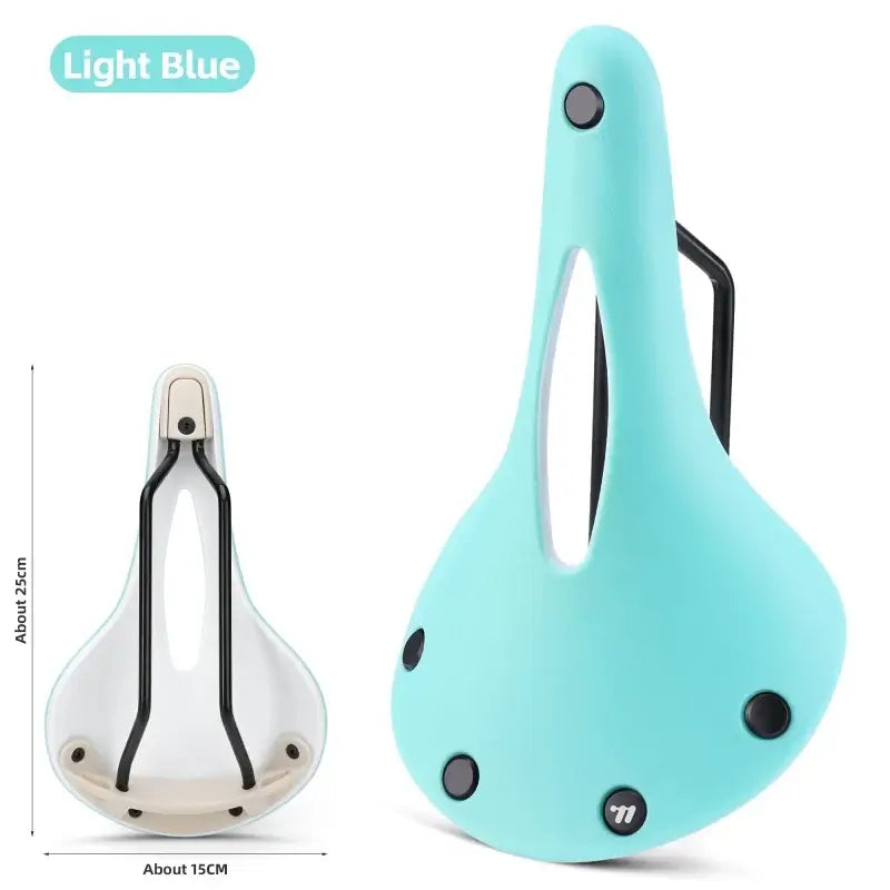 Ergonomic padded bike saddle