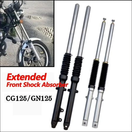 Extended Front Fork Shock Absorber for Suzuki GN125 Retro Build