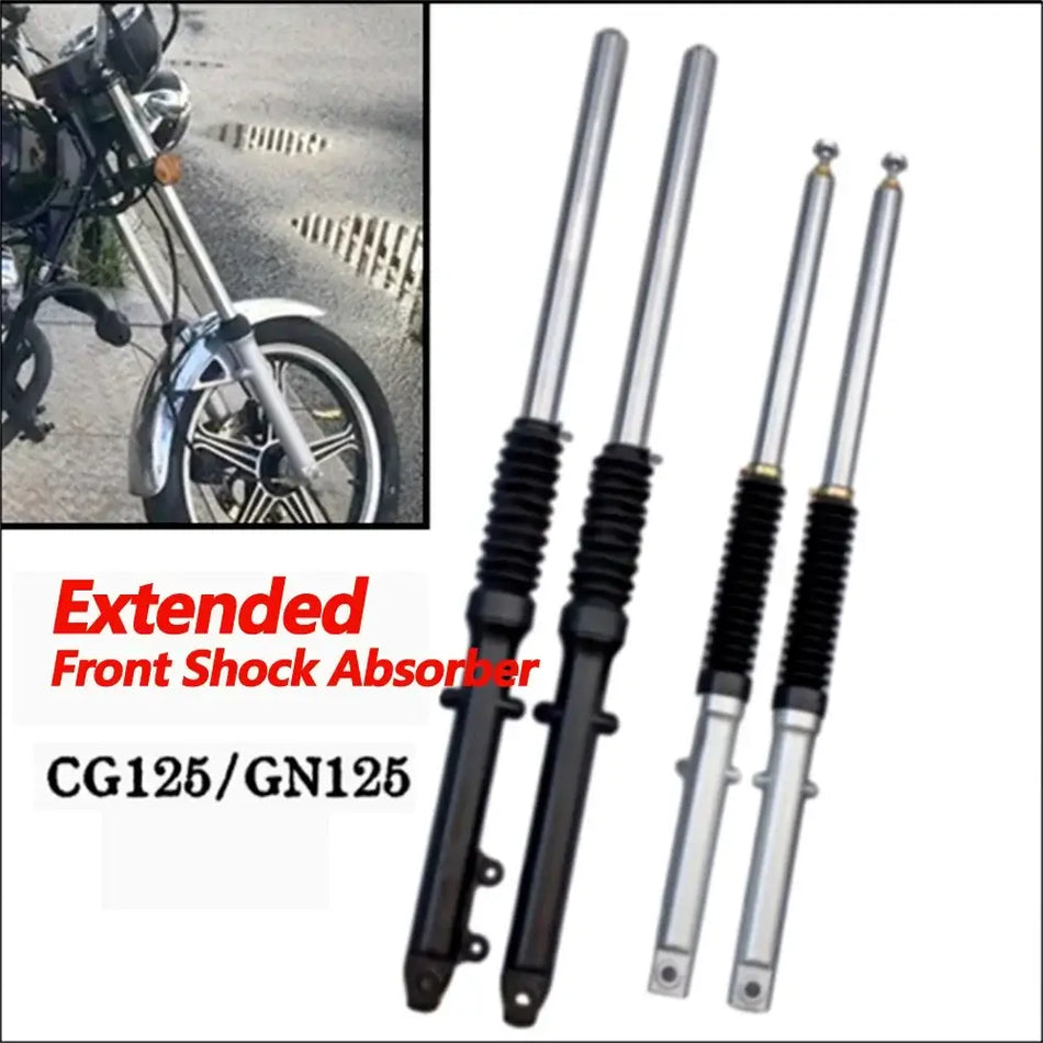 Extended Front Fork Shock Absorber for Suzuki GN125 Retro Build
