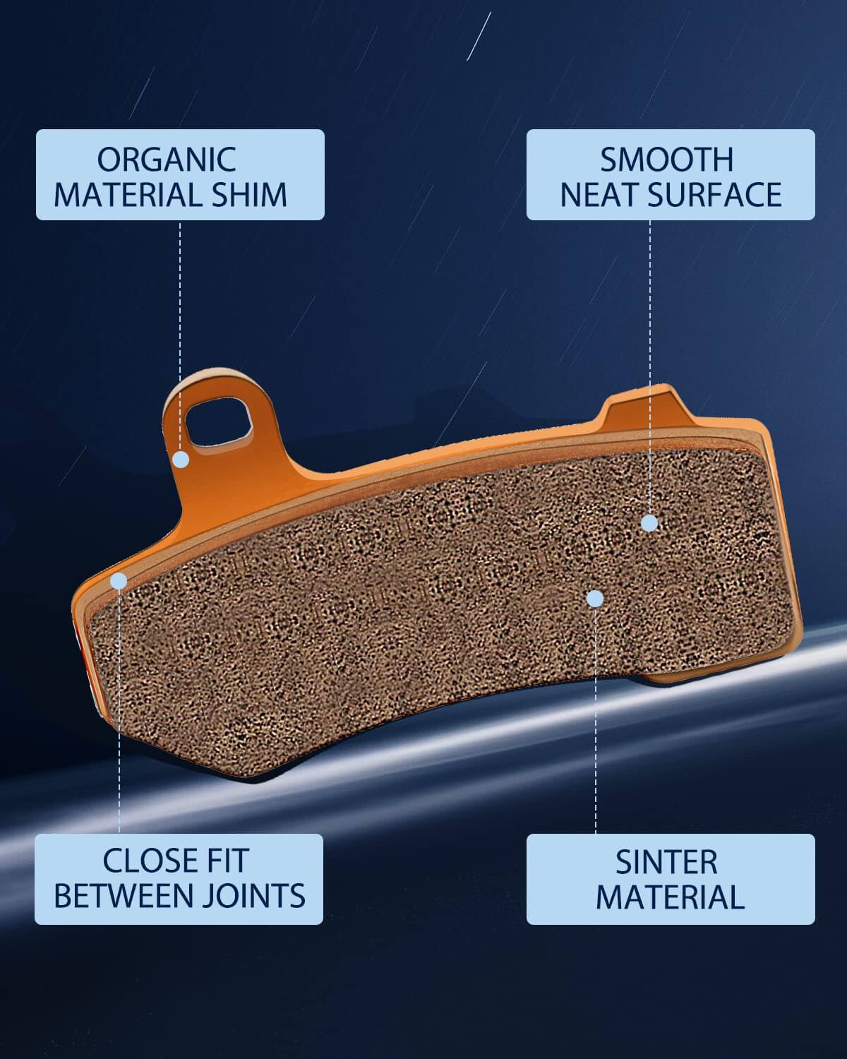 FLHR Road King brake pads
