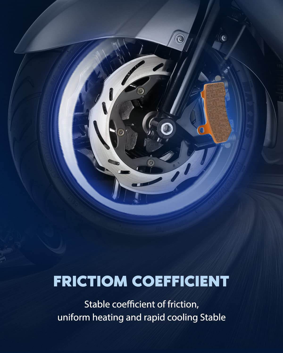 FLHX Street Glide brake pads set