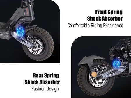 Fast Charging Electric Scooter with Long Distance Range