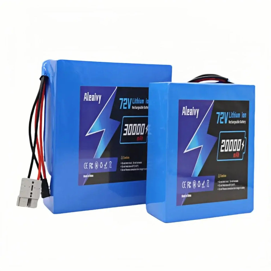 72V E-Bike Battery - 20Ah 30Ah Lithium-ion Pack for 500W-3000W Electric Scooter & Motorcycle