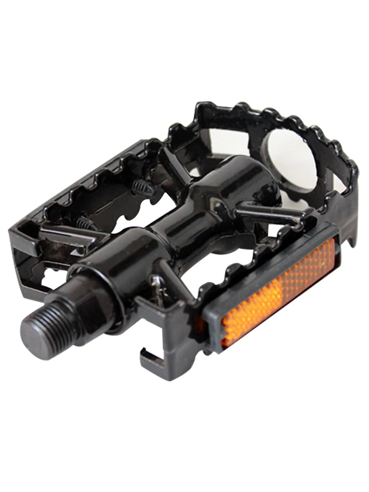 Flat platform bicycle pedals for MTB road bikes