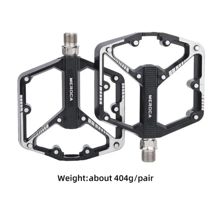 Flat platform bike pedals for MTB road and BMX bikes