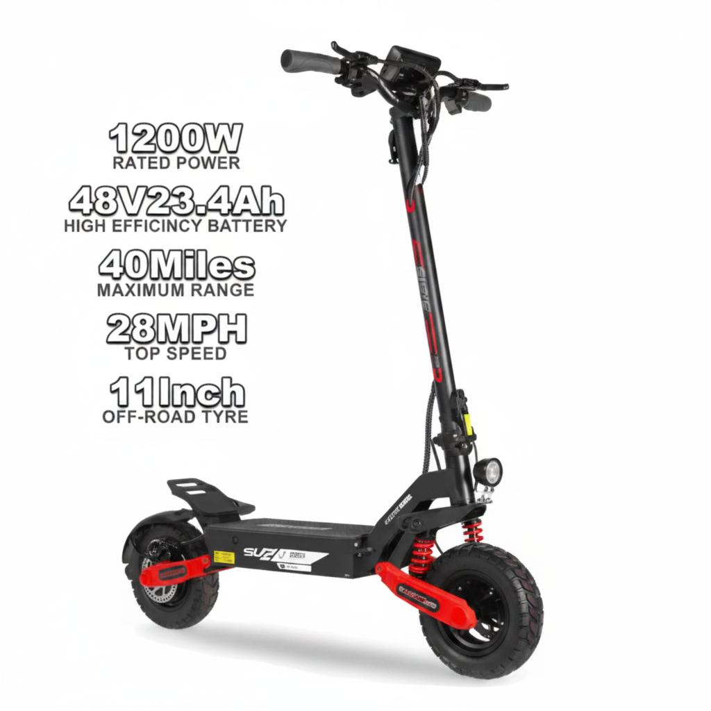 Foldable Electric Scooter 1200W Motor for Adults
