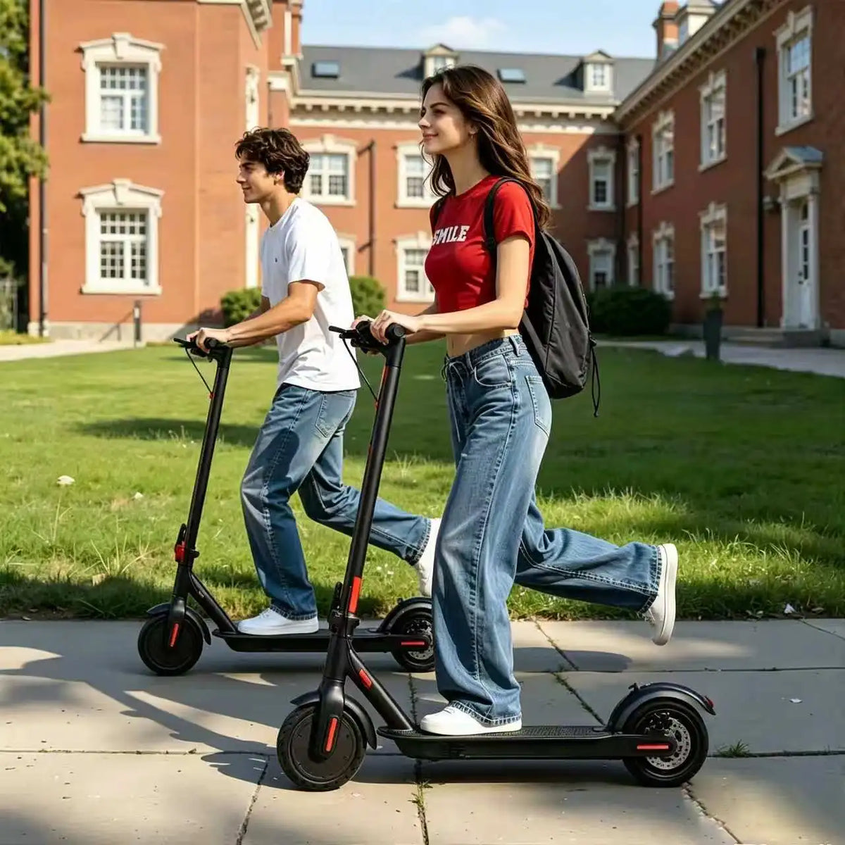 Foldable Electric Scooter Product Infographic for Social Media Ads