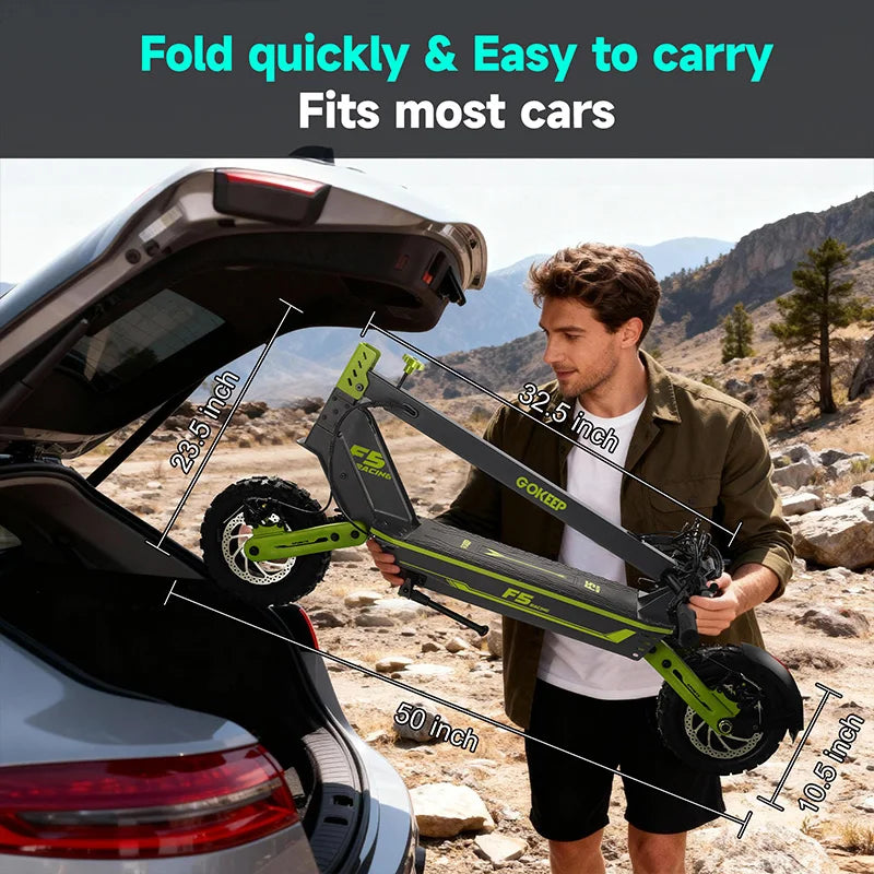 Foldable Electric Scooter with Suspension