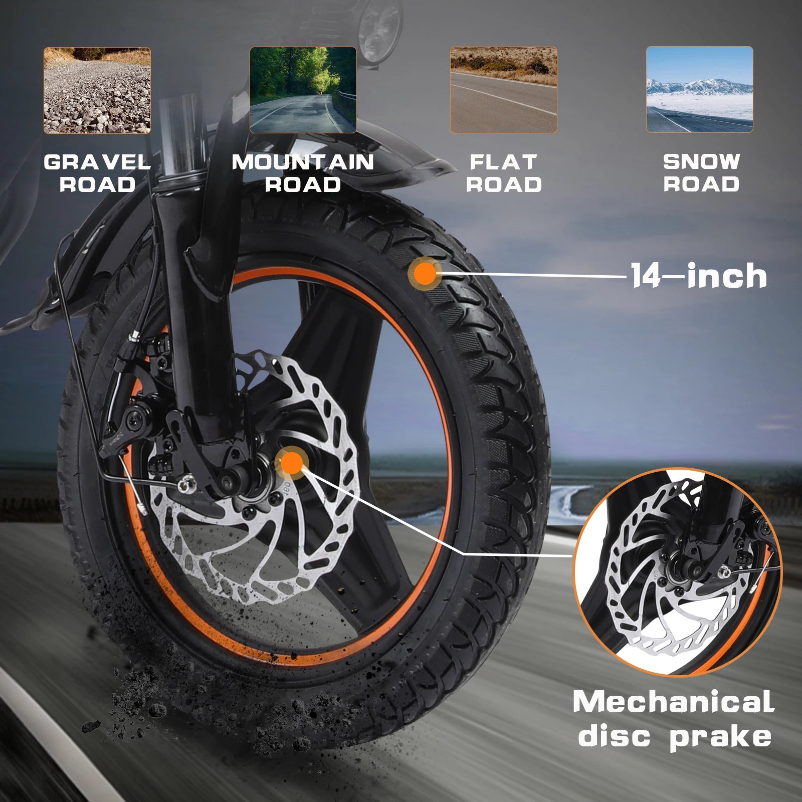 Foldable H14 Electric Scooter with 28 MPH Top Speed