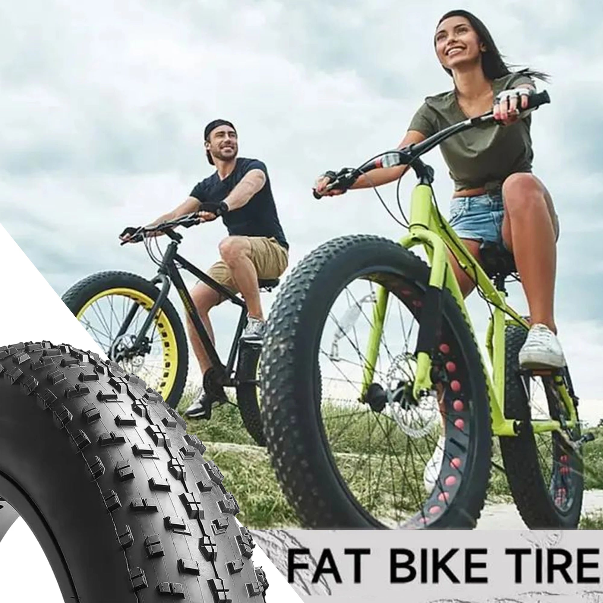Foldable Off-Road Bicycle Tire
