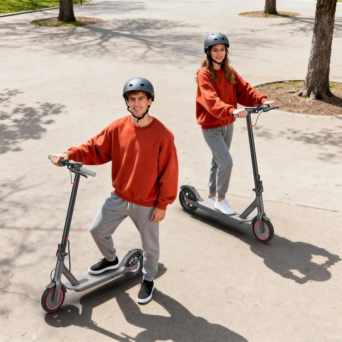 Foldable commuter e-scooter with long-range 10.5Ah lithium battery