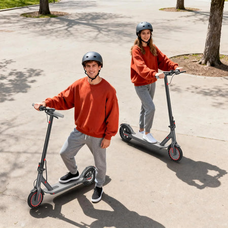 Foldable commuter e-scooter with long-range 10.5Ah lithium battery