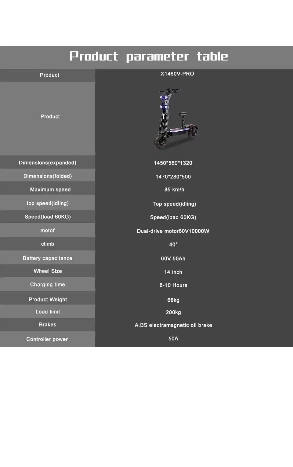 Foldable electric scooter for adults
