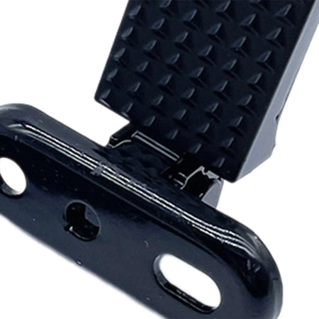 Foldable rear foot pegs for bicycle and motorcycle