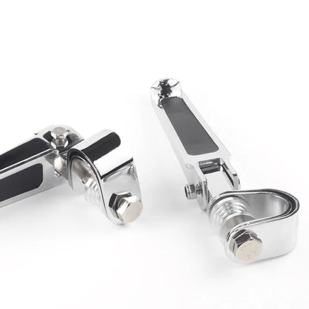   Motorcycle Modified Folding Foot Rests for Harley - Aluminum Alloy Foot Pedal Support