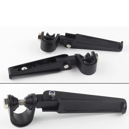   Motorcycle Modified Folding Foot Rests for Harley - Aluminum Alloy Foot Pedal Support