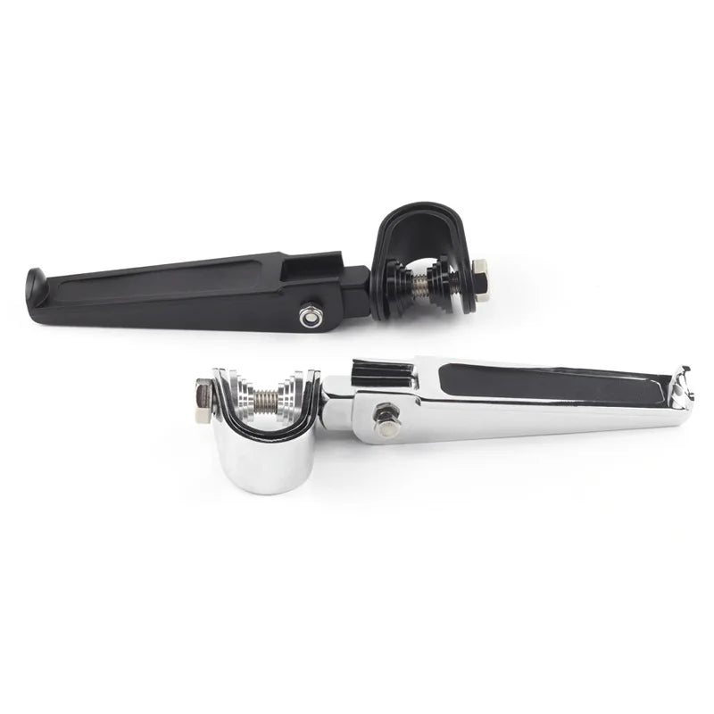   Motorcycle Modified Folding Foot Rests for Harley - Aluminum Alloy Foot Pedal Support