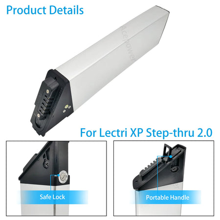 Frame-integrated folding bike battery