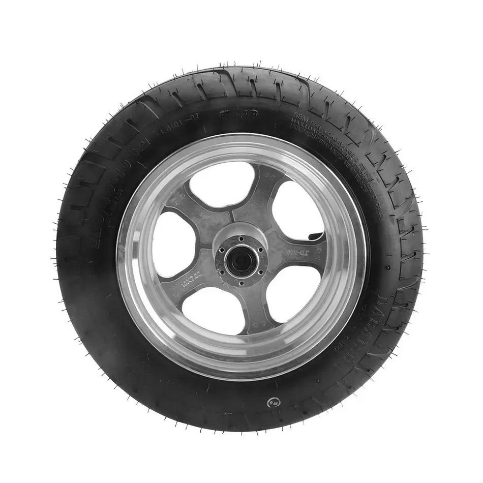 Front wheel tire for safe and comfortable ride