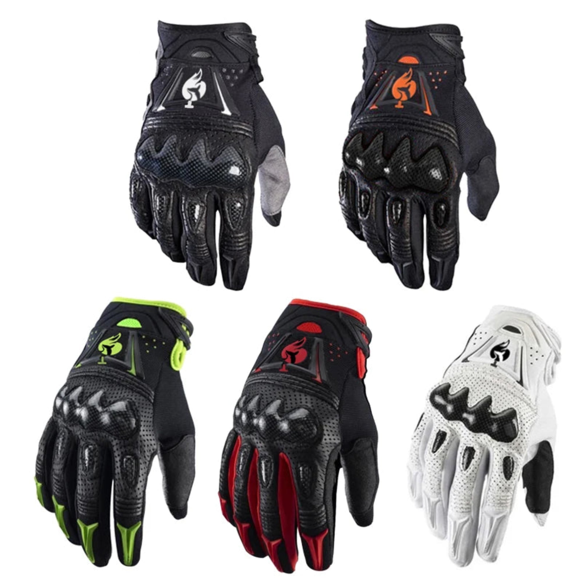 Full finger riding gloves for motocross BMX and cycling