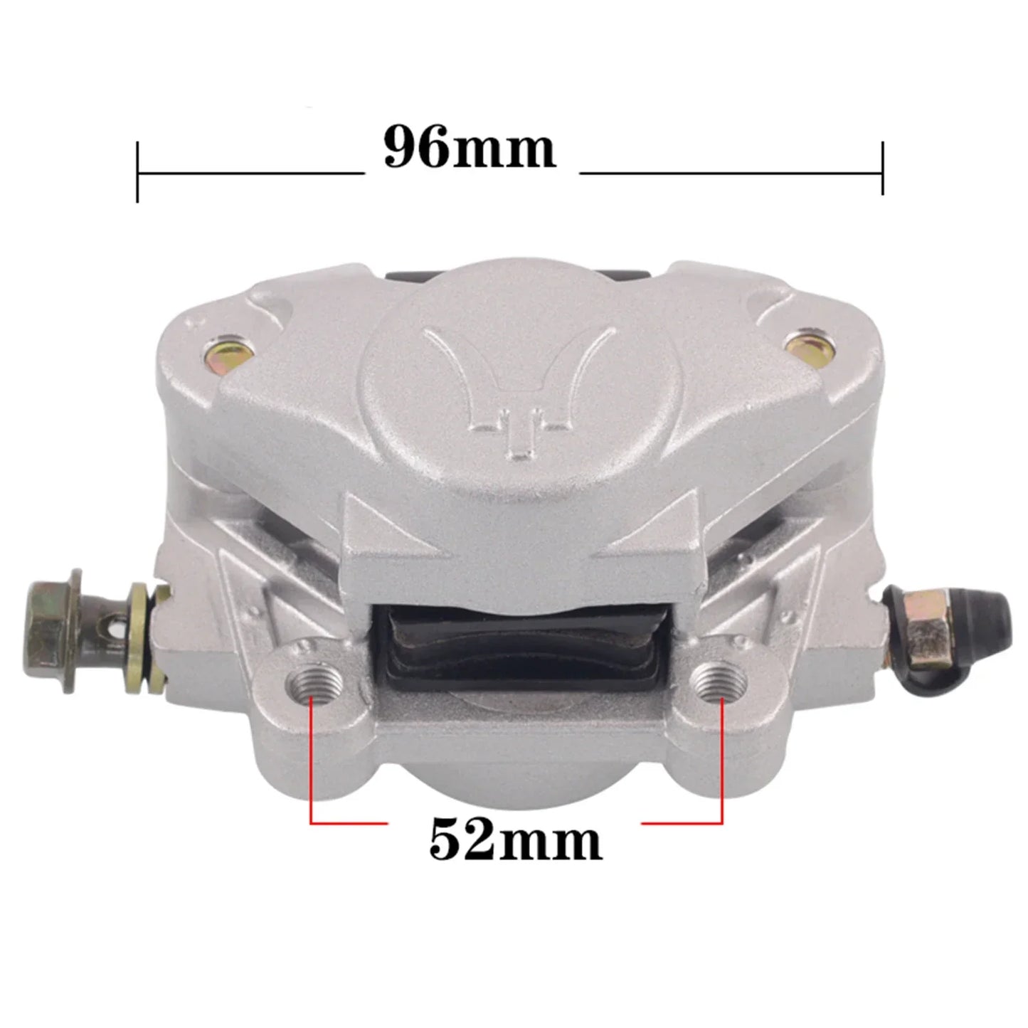 Rear Disc Brake Pump Assembly with Large Dinosaur Caliper for ATV GY6 Off-Road Big Bull (Left Side)