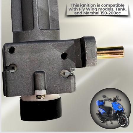   Flywing Tank & Marshal 150-200cc Key Ignition Switch with Seat Lock – Durable Replacement Set for Enhanced Security