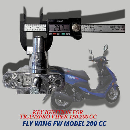   Key Ignition for Transpro Viper 150-200cc & Fly Wing FW Jog 200cc