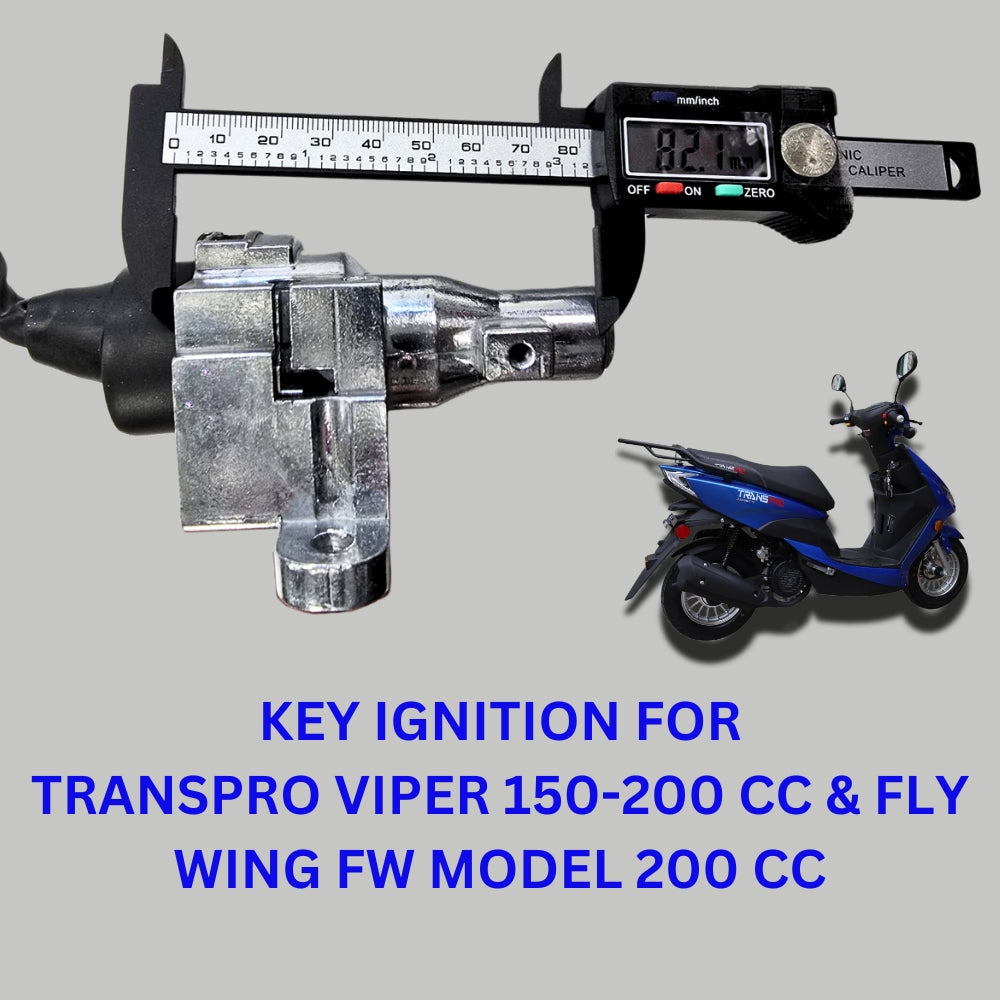   Key Ignition for Transpro Viper 150-200cc & Fly Wing FW Jog 200cc