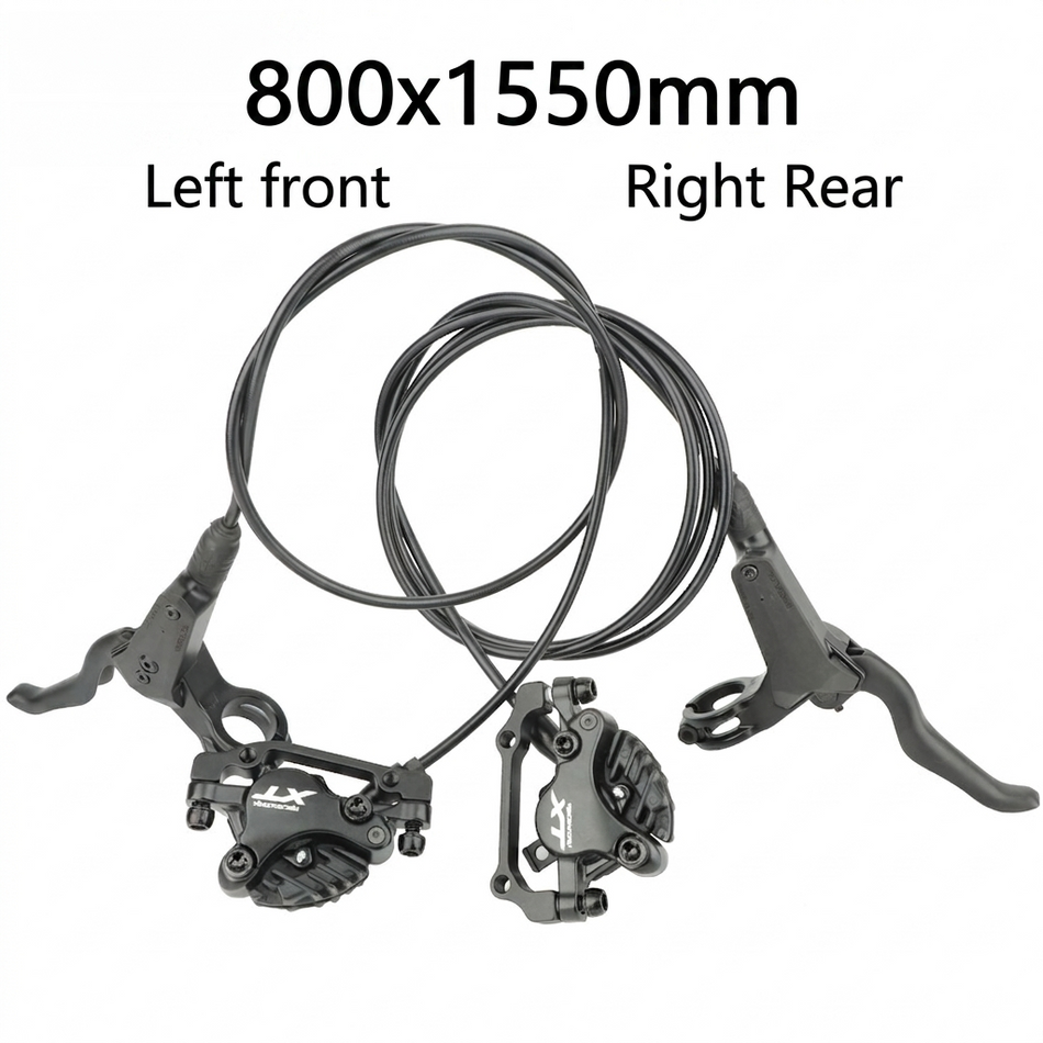 XT M8000 Hydraulic Disc Brake Set – High-Strength Aluminum Alloy MTB & E-Bike Brakes
