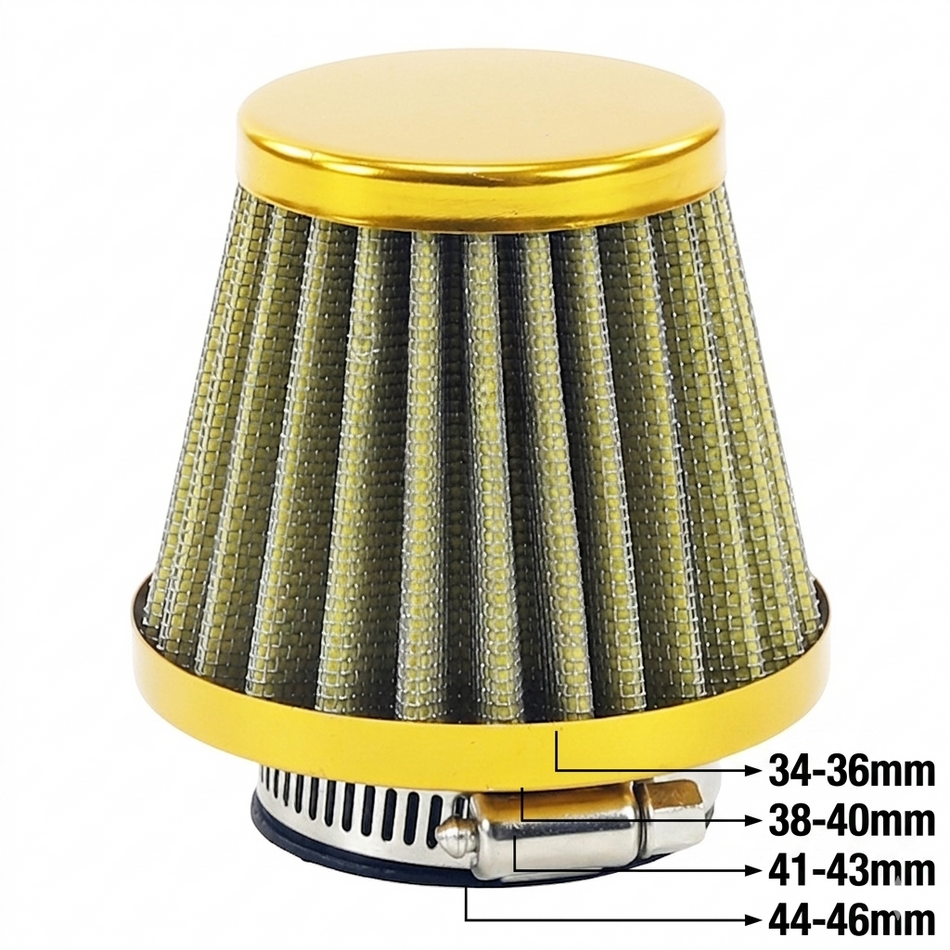 32mm - 60mm Universal Performance Mushroom Head Air Filter High Airflow Off-Road Intake Filter