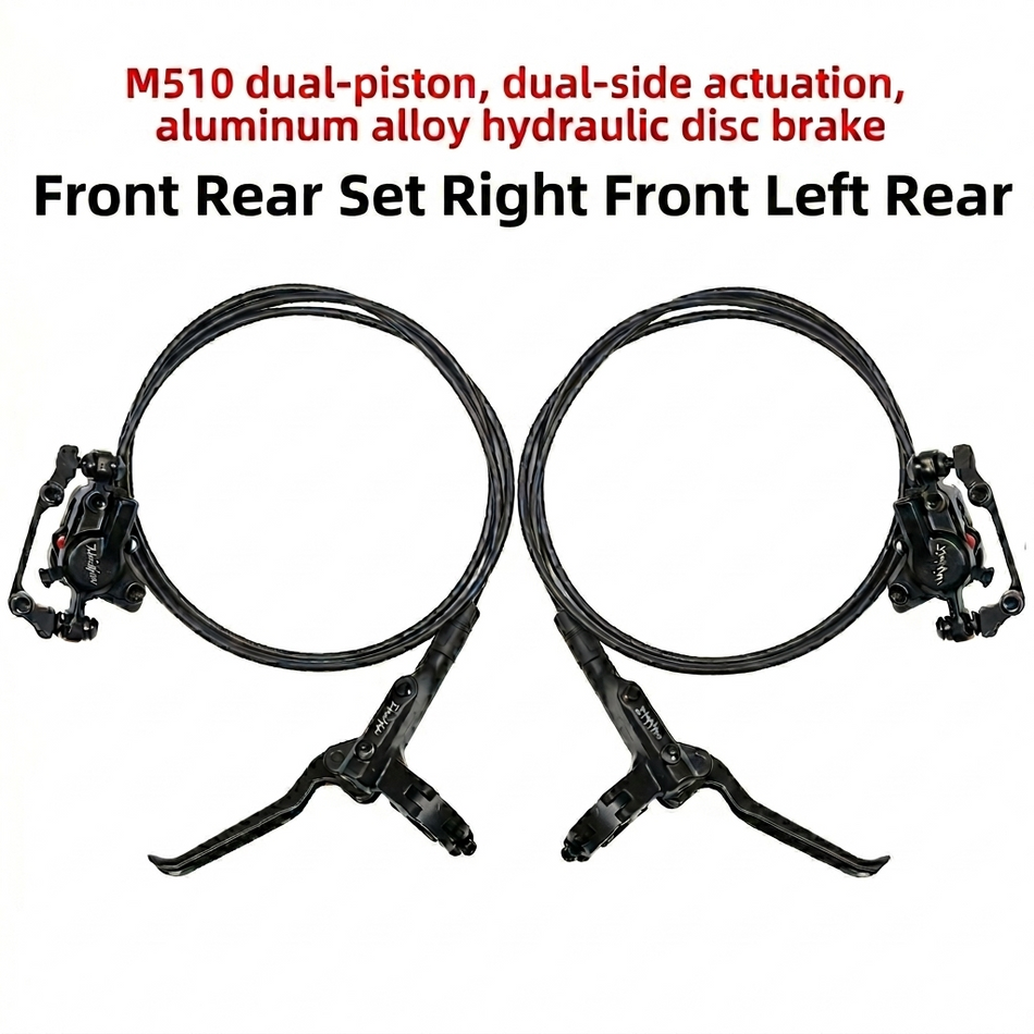 M510 CNC Hydraulic Brake Set – High-Performance Integrated Alloy Disc Brake Kit