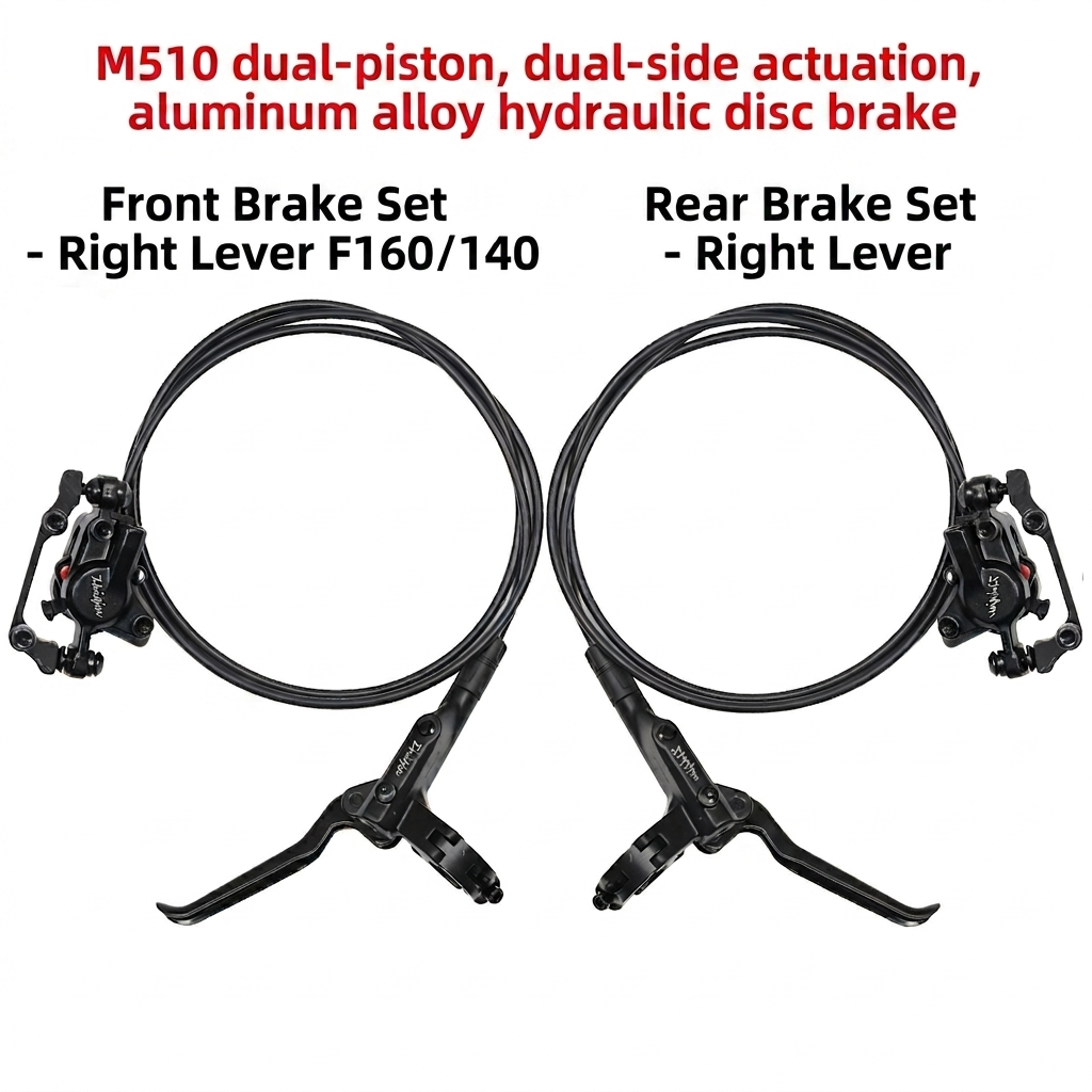 M510 Alloy Hydraulic Disc Brakes for Reliable Riding Control