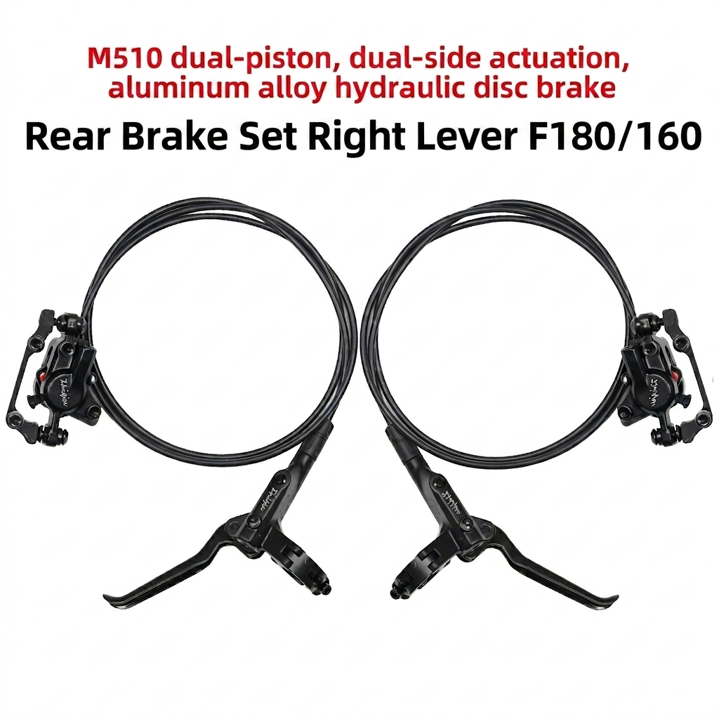 M510 Hydraulic Disc Brake Set Durable Alloy Construction for MTB Use