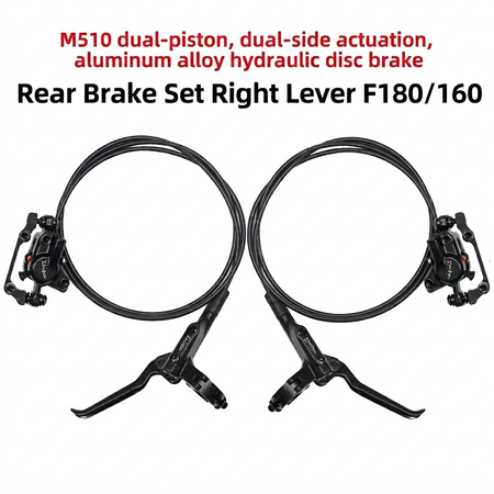 M510 Hydraulic Disc Brake Set Durable Alloy Construction for MTB Use
