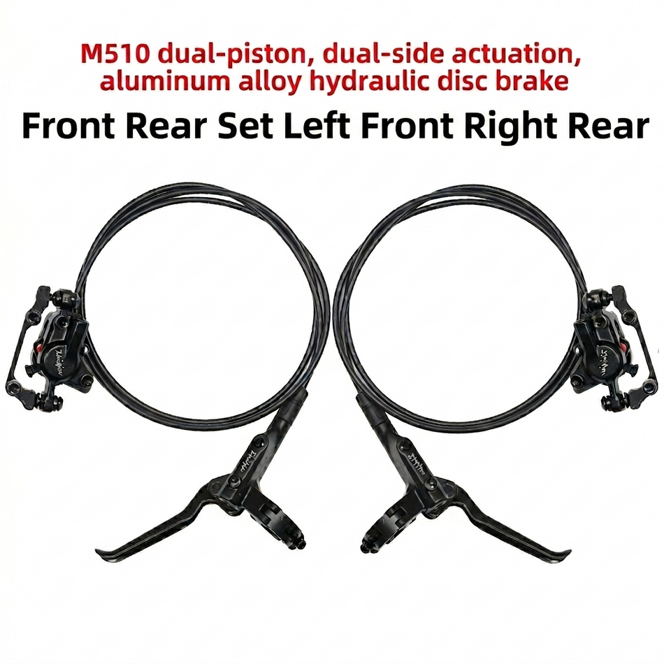 M510 CNC Hydraulic Brake Set – High-Performance Integrated Alloy Disc Brake Kit