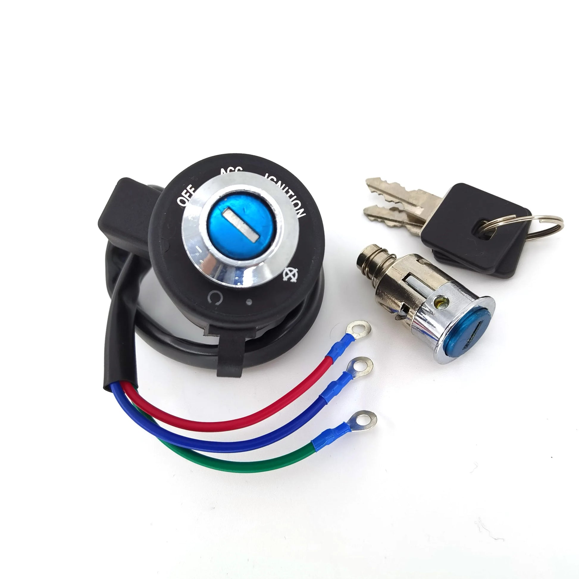 Motorcycle Ignition Switch Lock with 2 Keys for Harley Sportster XL 883 1200 1995-2003