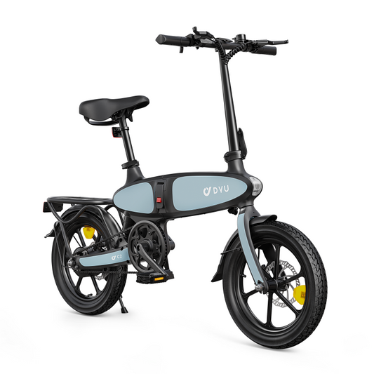 DYU C2 Foldable Electric Bike 250W 48V 7.5Ah | Compact Magnesium Alloy Frame