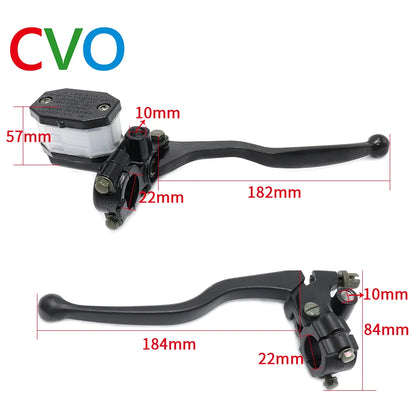 CVO GN125 Motorcycle Universal Black Clutch Lever Brake Master Cylinder Motorcycle Hydraulic Brake Master Cylinder Handle Access