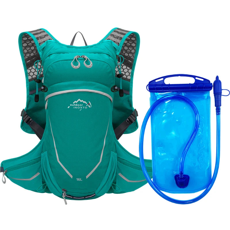 16L Outdoor Sport Cycling Running Mountaineering Hiking Bike Riding Hydration Water Bag Storage Pack UltraLight Bladder Backpack