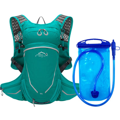 16L Outdoor Sport Cycling Running Mountaineering Hiking Bike Riding Hydration Water Bag Storage Pack UltraLight Bladder Backpack