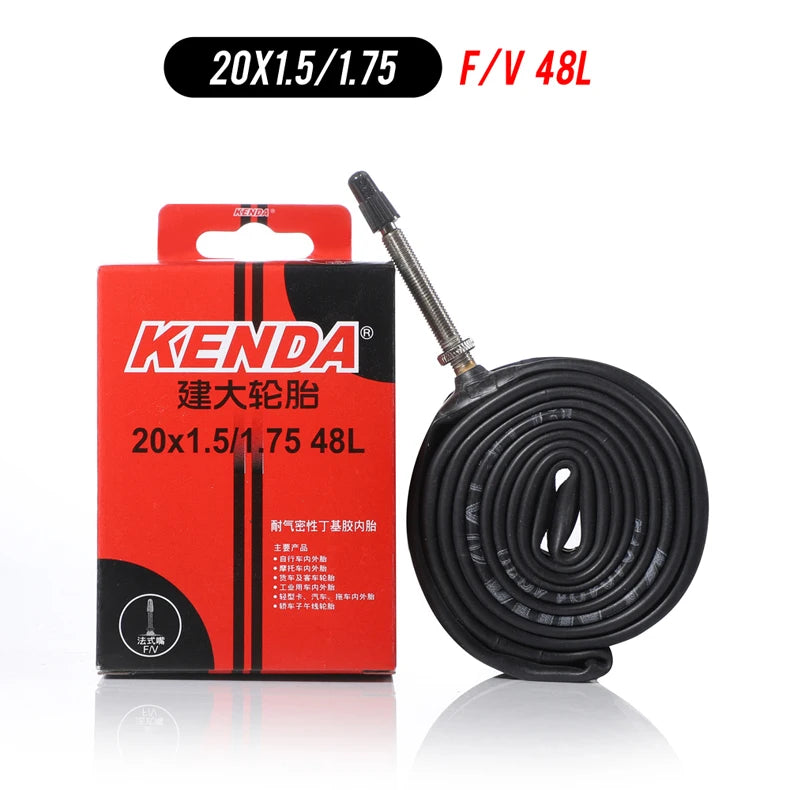 KENDA inner tube 20 inch 20x1.5-1.75 mountain bike tubes Schrader Presta bicycle inner tube 20er tire chambre air ultralight 1pc Presta 48L China