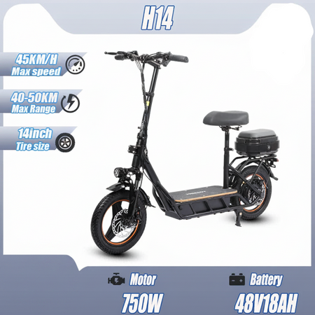 H14 Electric Scooter for Daily City Commuting and Travel