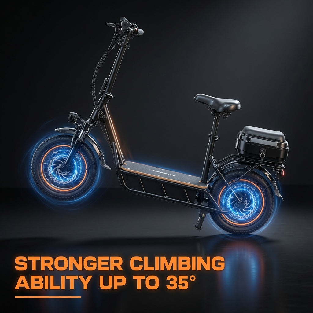 H14 Electric Scooter with Comfortable Riding Position