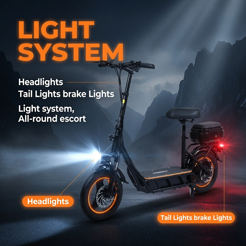 H14 Foldable Electric Scooter with High-Performance 48V Battery