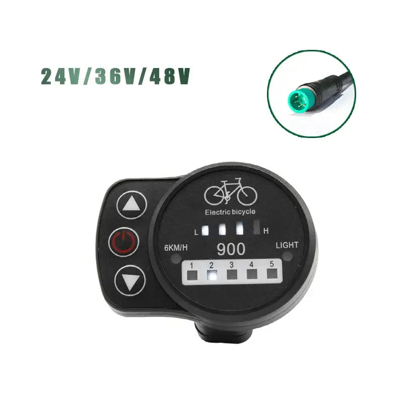 KT E-Bike LCD & LED Display 24V 36V 48V Universal for Kunteng Controller