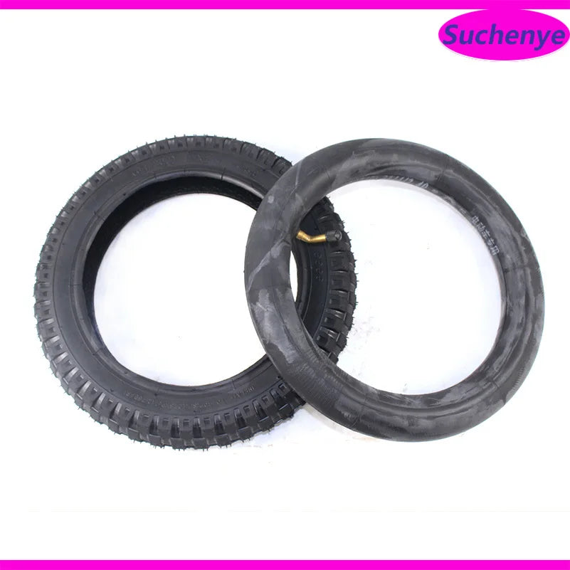 12 inch 12x2.40(64-203) Inner and Outer Tyre 12x2.4 Pneumatic Tire for Kids Bike Children's Bicycle Accessories